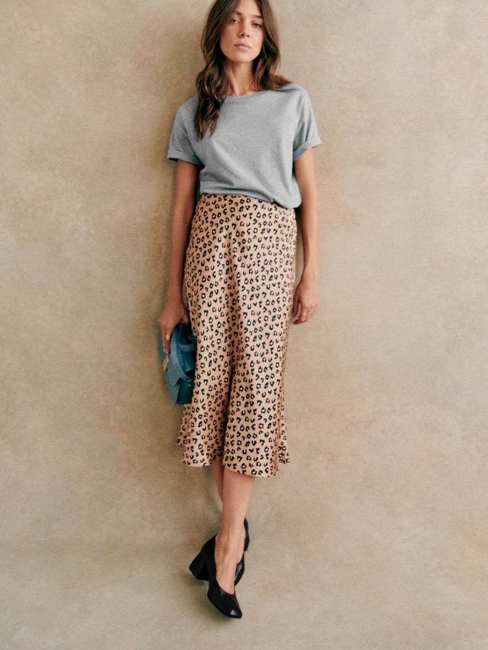 Sezane midi skirt NWT